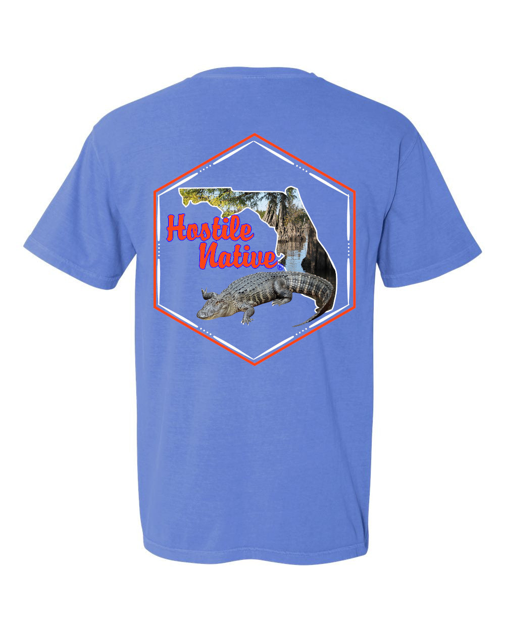 Hostile Native Dead Lakes Blue Men's Shirt