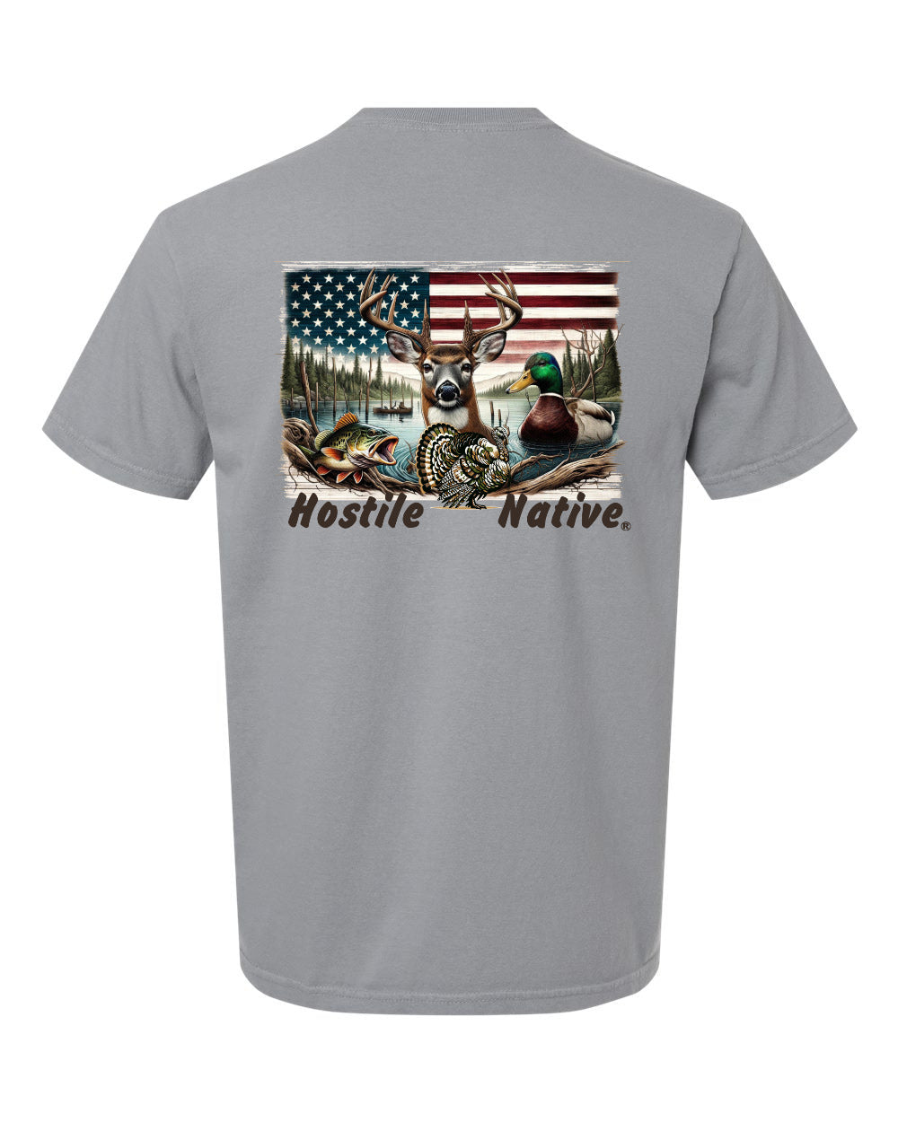 Hostile Native Freedom Granite Men's Shirt