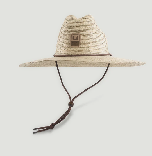 HUK Crushable Straw Hat Natural