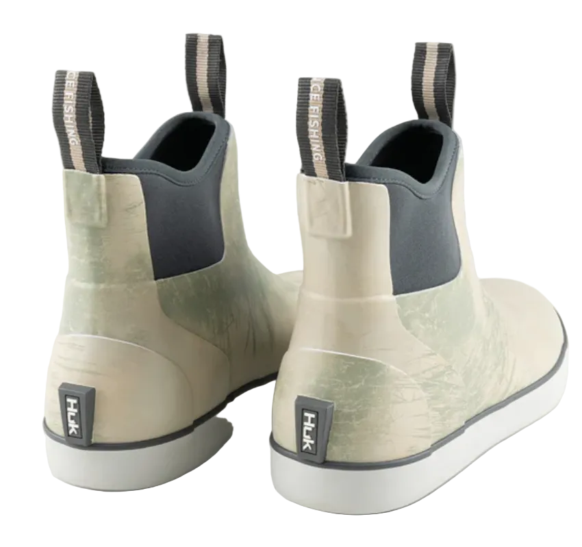 HUK Men's Printed Rogue Wave Boots Silver Birch