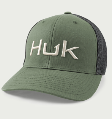 Huk Embroidered 110 Trucker Hat Moss