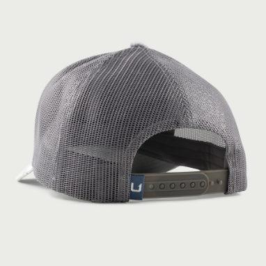 Huk KC Printed Circle Patch Trucker Hat Sharkskin