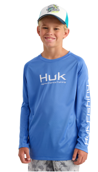 Huk Kid's Pursuit LS Solid Regatta