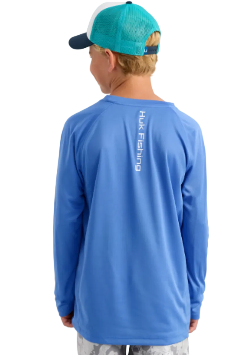 Huk Kid's Pursuit LS Solid Regatta