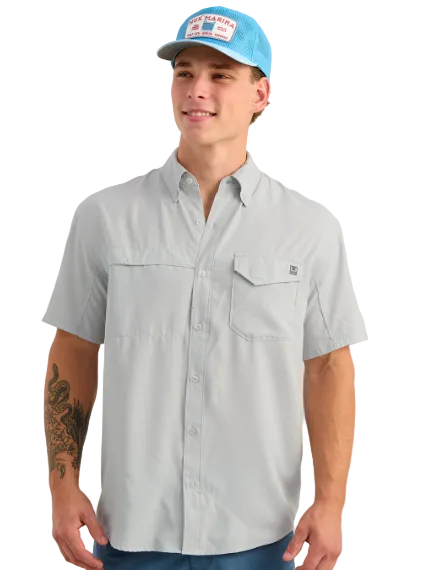 Huk Men's TidePoint SS Shirt Seagull