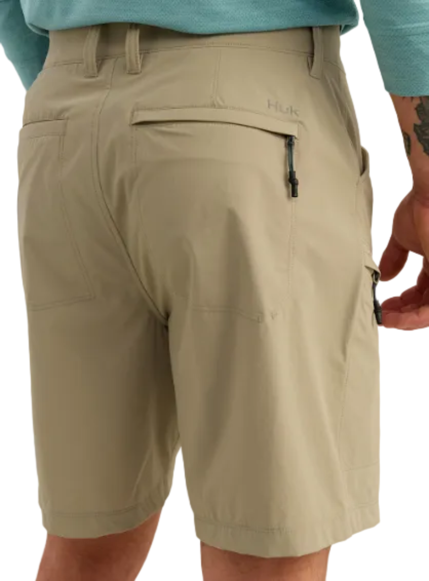 Huk Men's Watershed Fishing Shorts Mudminnow