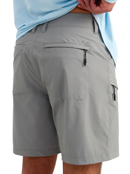 Huk Men's Watershed Fishing Shorts Sharkskin