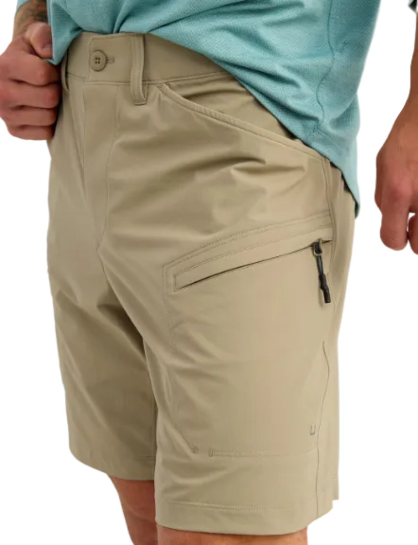Huk Men's Watershed Fishing Shorts Mudminnow