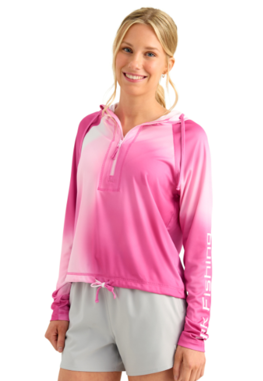 Huk Women's Pursuit Novelty Top Print Oleander