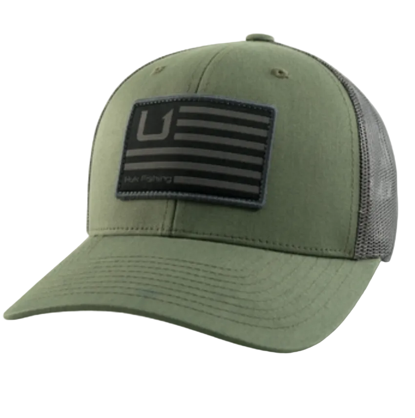 Huk and Bars Trucker Hat Moss