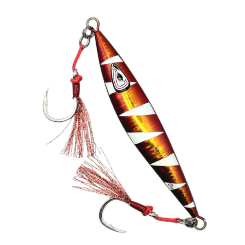 Johnny Jigs Flat Back Gold/Red Glow Slow Pitch