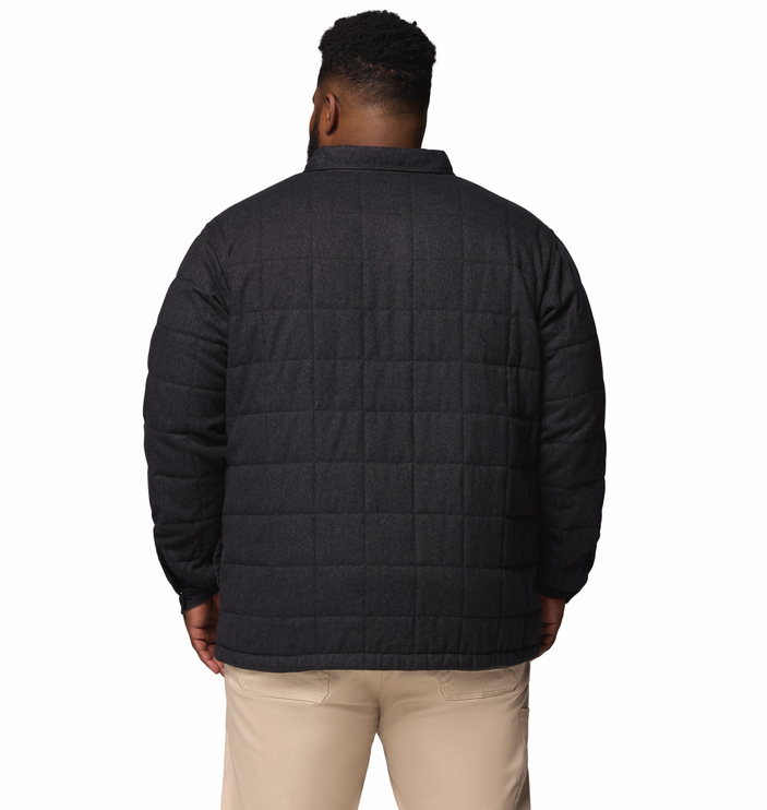 Columbia Men's Landroamer Quilted Shirt Jacket Black