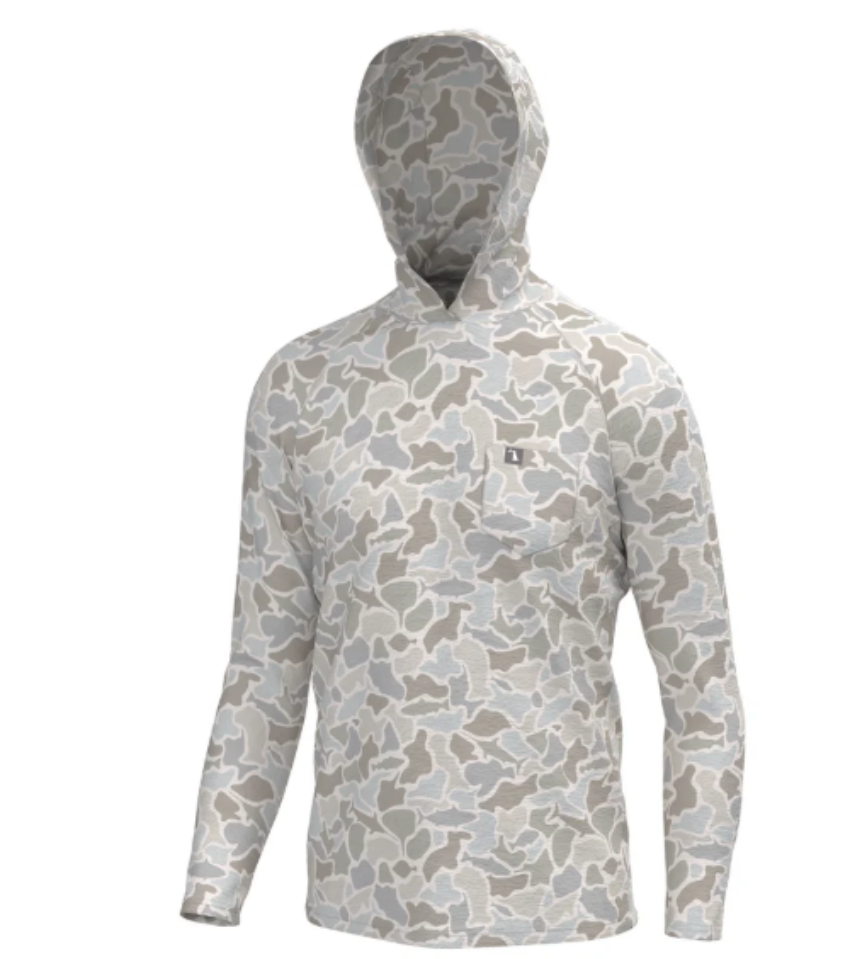 Local Boy Heather Blend Hoodie Saltwater Camo