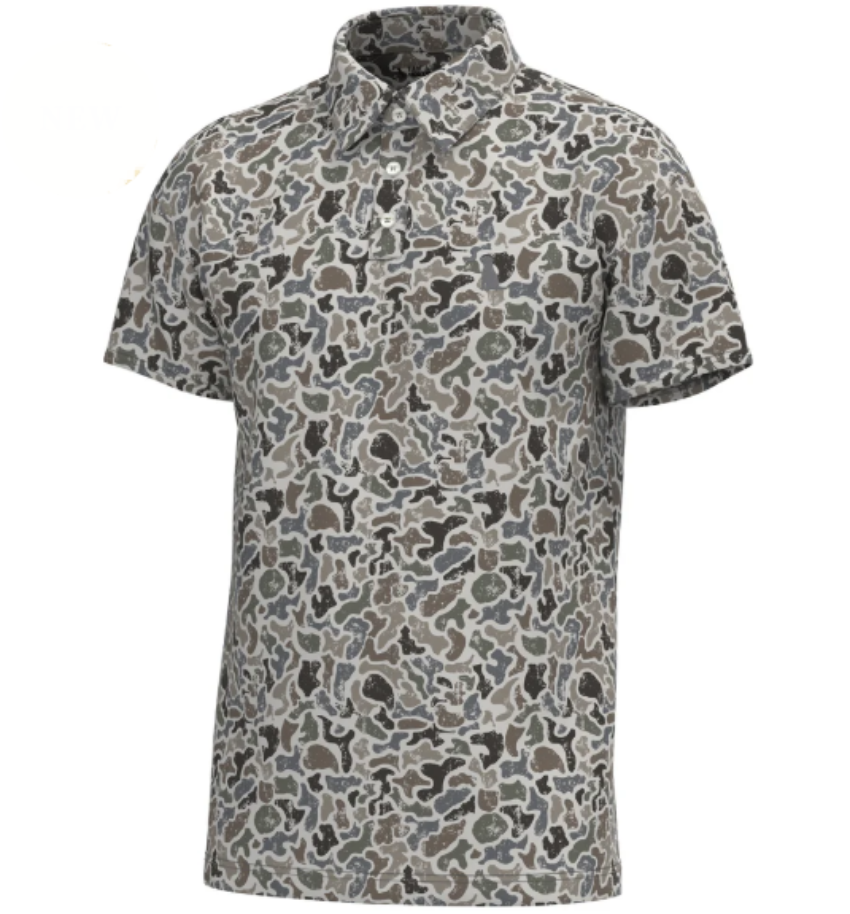 Local Boy Men's Dirty Myrtle Polo Distressed LCF