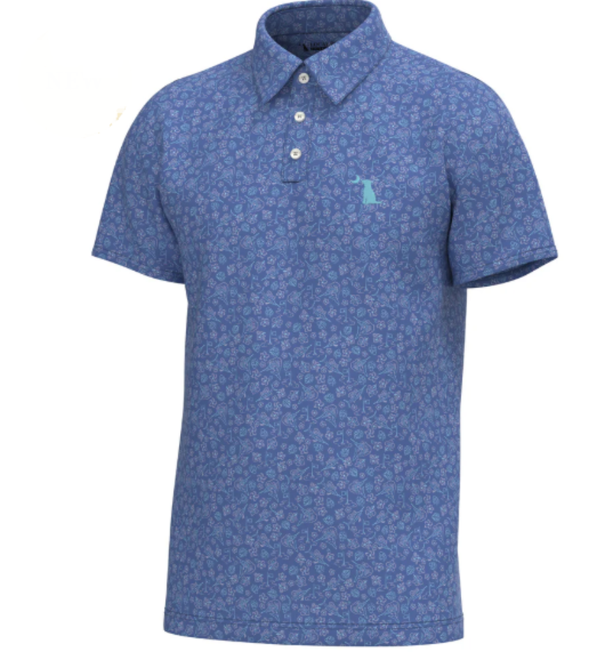 Local Boy Men's Dirty Myrtle Polo Sailfish Scramble
