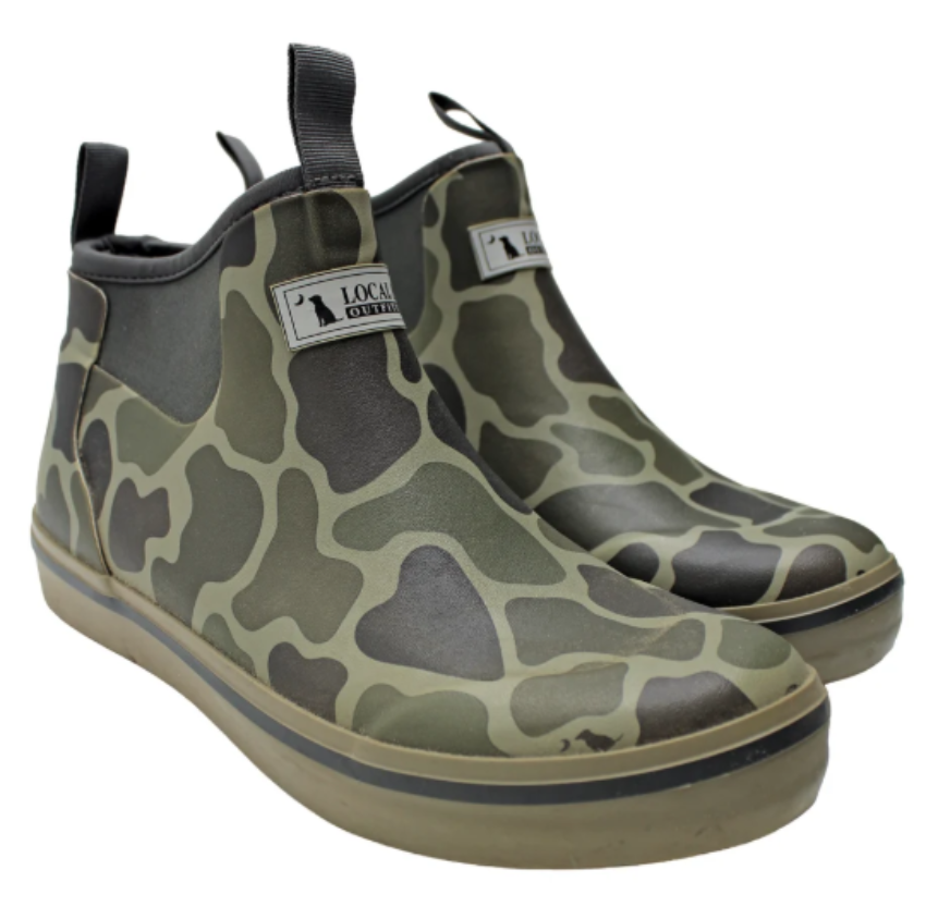 Local Boy Men's Rubber Boots Brush Camo