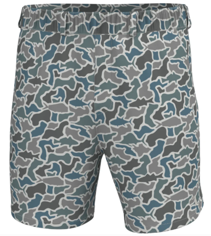 Local Boy Toddler Volley Shorts Fish Camo