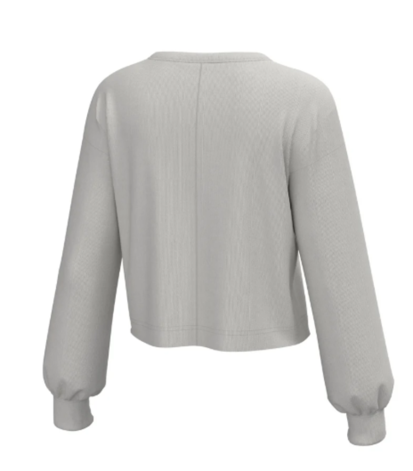 Local Girl Women's Revive Crewneck LS Light Sand