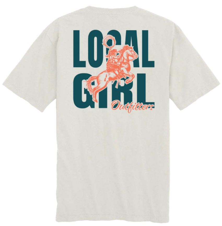 Local Girl Women's Giddy Up T-Shirt Silver
