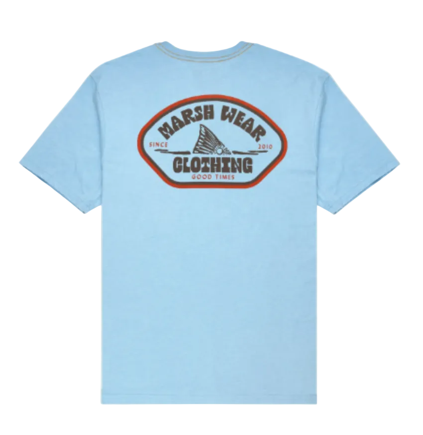Marsh Wear Men's Tailer SS Shirt Bluesteel Heather