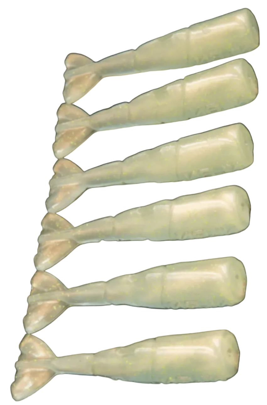 NLBN 3" Shrimp Tail 6pk Wasabi