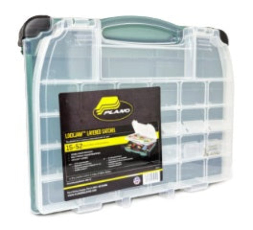 compartment tackle box 24 Storage and Organization Up to 24 adjustable compartments in each tray allow you to customize the layout with movable dividers to fit your specific gear Plano Four-Compartment Tackle Organizer