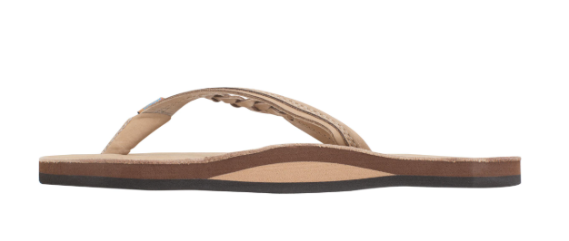 Rainbow Sandals Women's Flirty Braidy Single Layer Sierra Brown