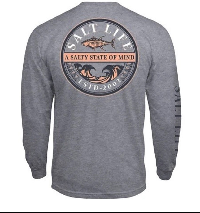 Salt Life Tribal Tuna Long Sleeve Shirt Small