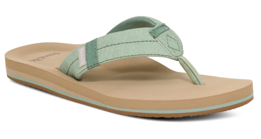 Sanuk Women's Sawyer Flip Flop Aqua Foam