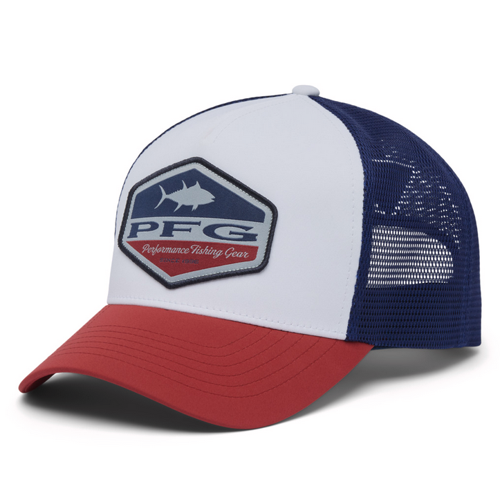 Columbia PFG Big Haul Snap Back White