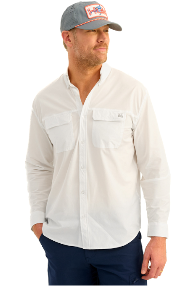 Huk Nextlevel LS Shirt White