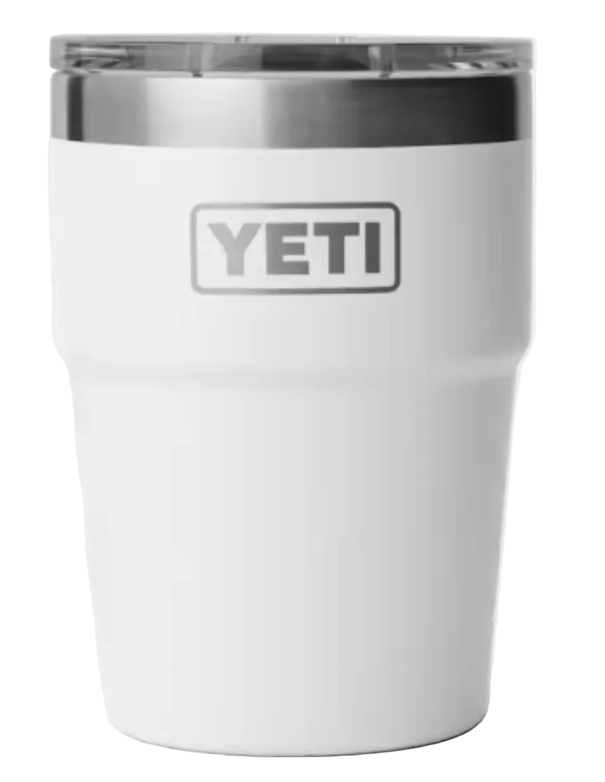Yeti Rambler 16 oz Stackable Cup with Magslider Lid White