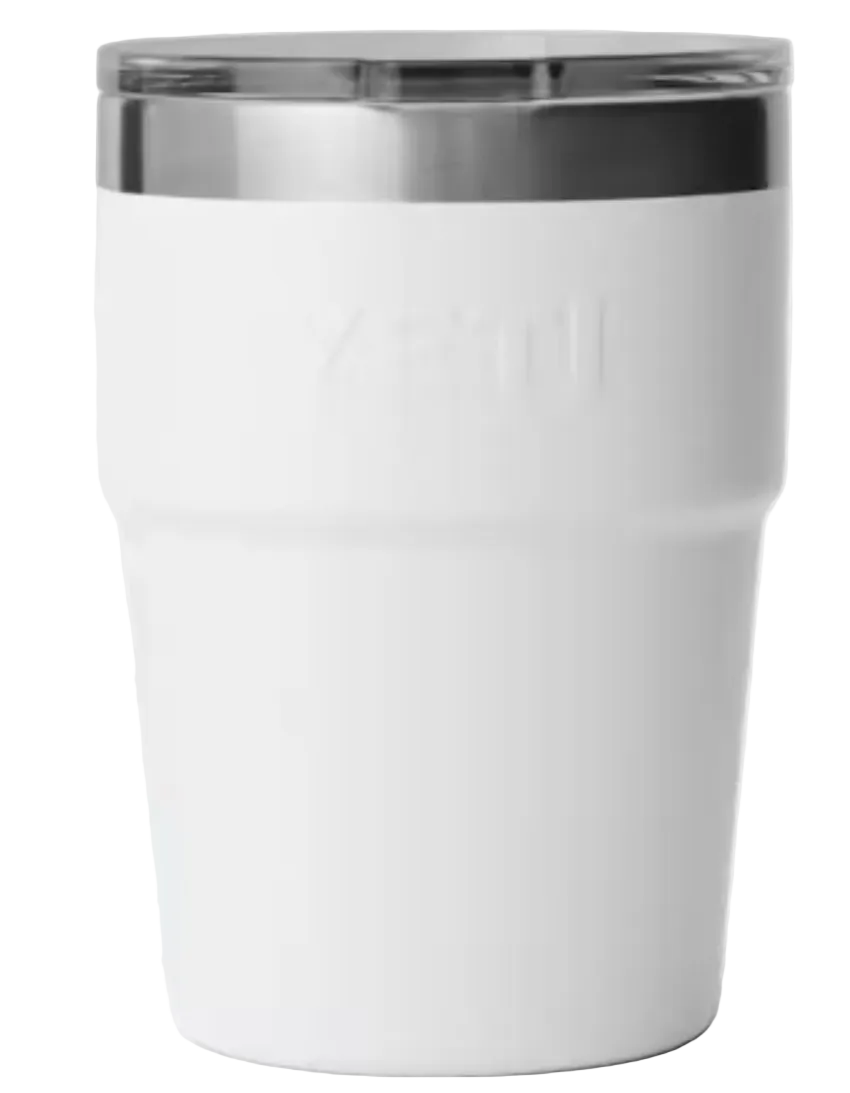 Yeti Rambler 16 oz Stackable Cup with Magslider Lid White