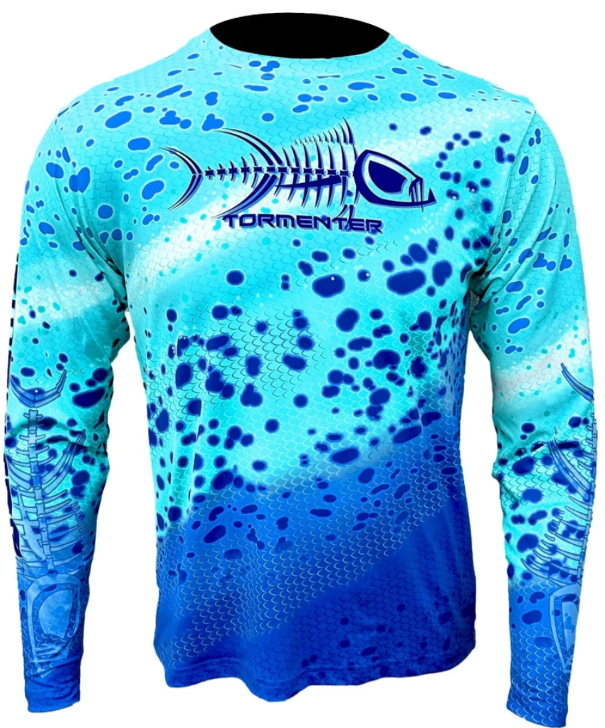 Tormenter Ocean Youth Live Series LS Shirt Blue Mahi Blue