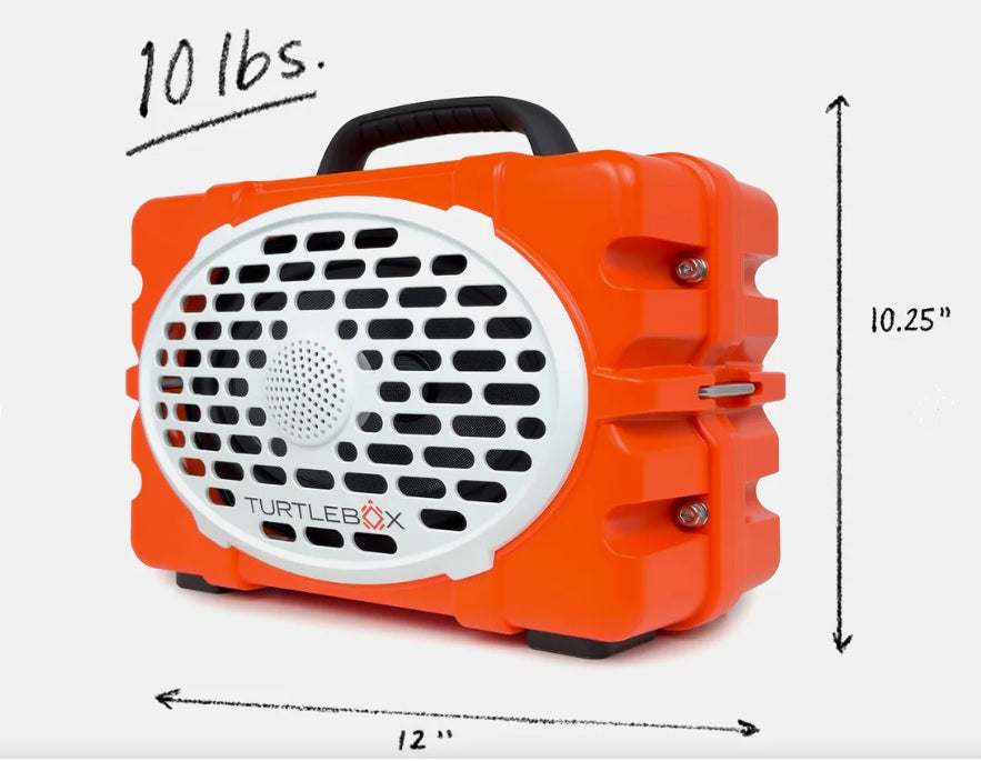 Turtlebox Waterproof Speaker GEN 3 Orange