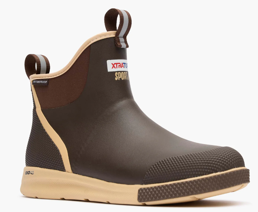 XTRATUF Men's 6" Ankle Deck Boot Sport Brown