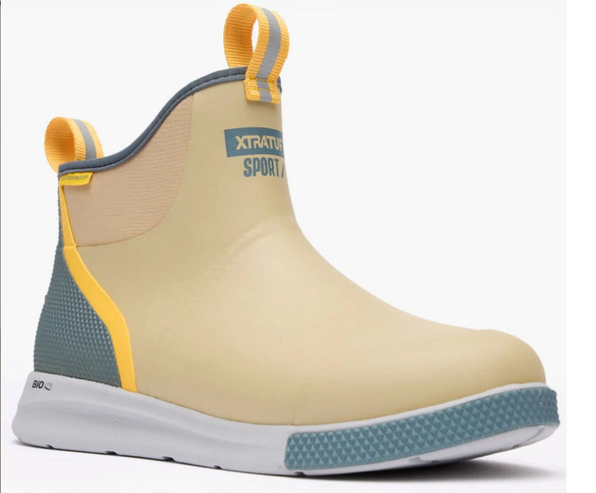 XTRATUF Men's Ankle Deck Boot Sport (Tan)