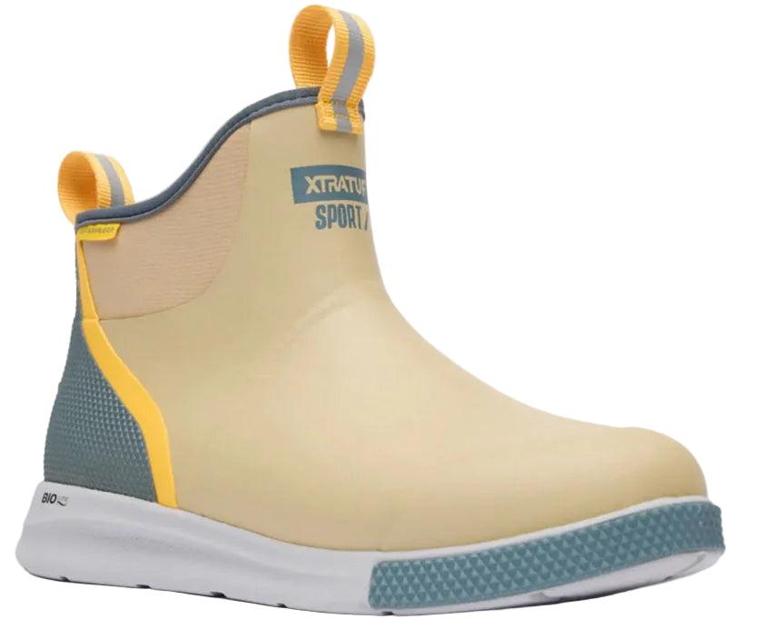 XTRATUF Men's Ankle Deck Boot Sport (Tan)
