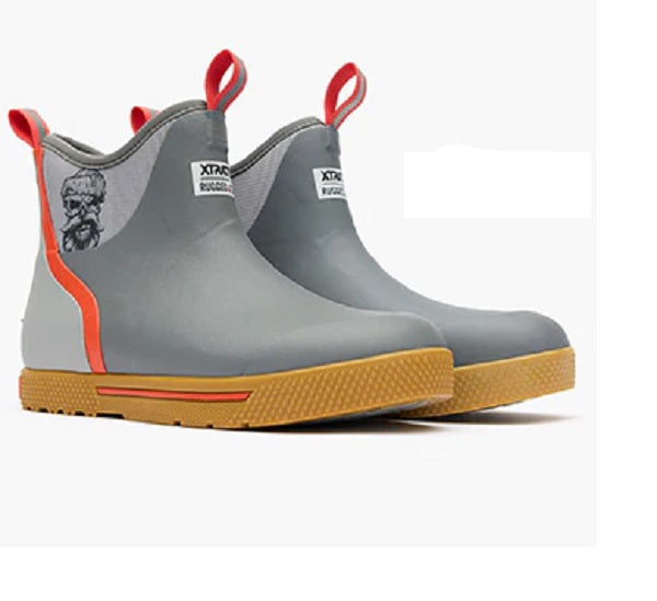 XTRATUF Men's Wheelhouse 6" Ankle Deck Boot (Grey)