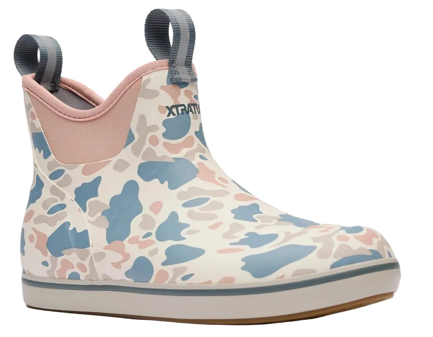 XTRATUF Women's 6" Ankle Deck Boot Camo
