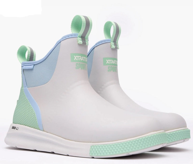 XTRATUF Women's 6" Ankle Deck Boot Sport (Cloud Multi)