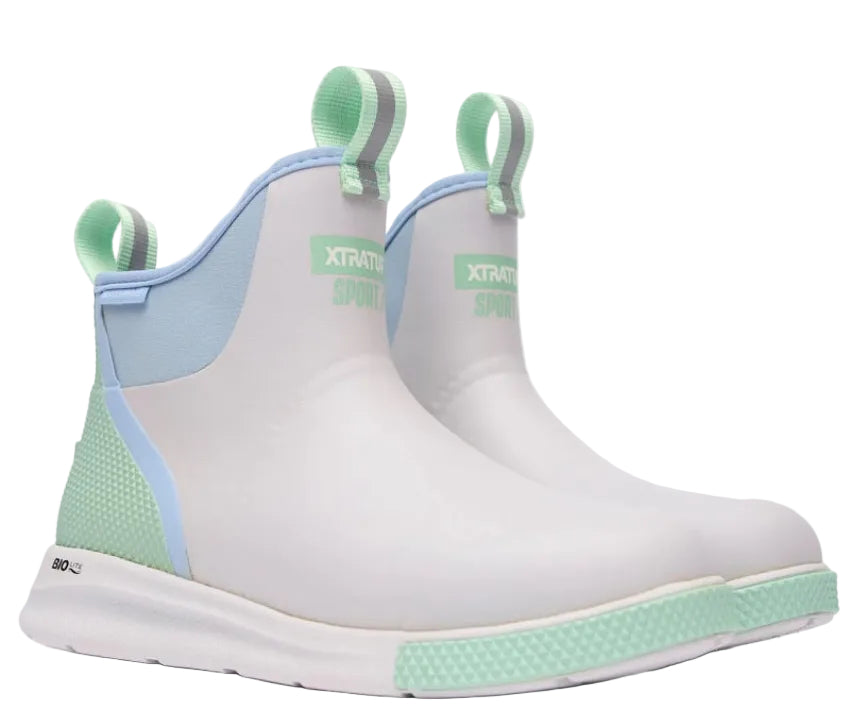XTRATUF Women's 6" Ankle Deck Boot Sport (Cloud Multi)