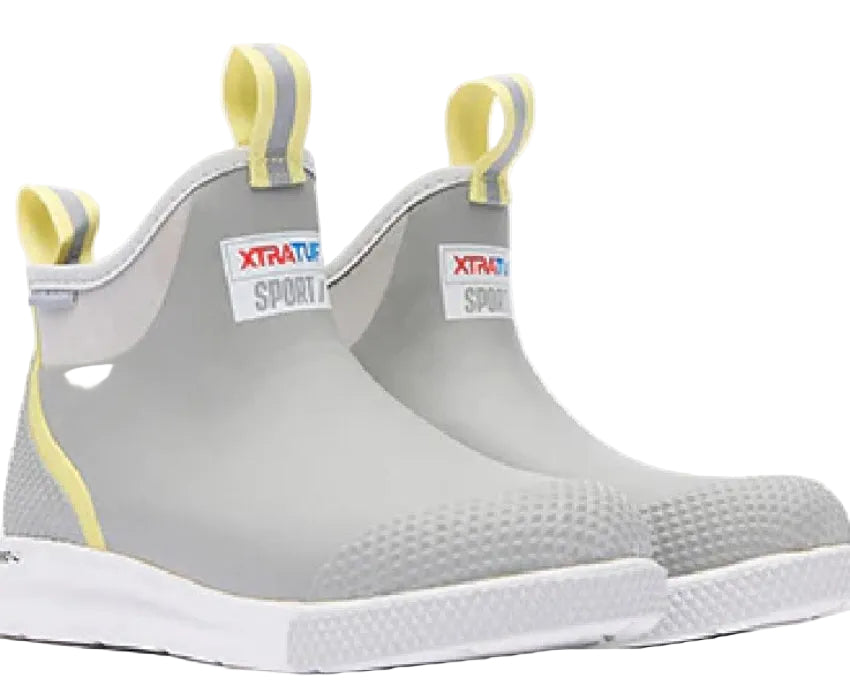 XTRATUF Women's 6" Ankle Deck Boot Sport Grey