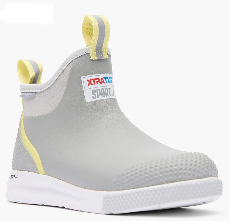 XTRATUF Women's 6" Ankle Deck Boot Sport (Grey)