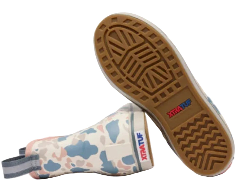 XTRATUF Women's 6" Ankle Deck Boot Camo
