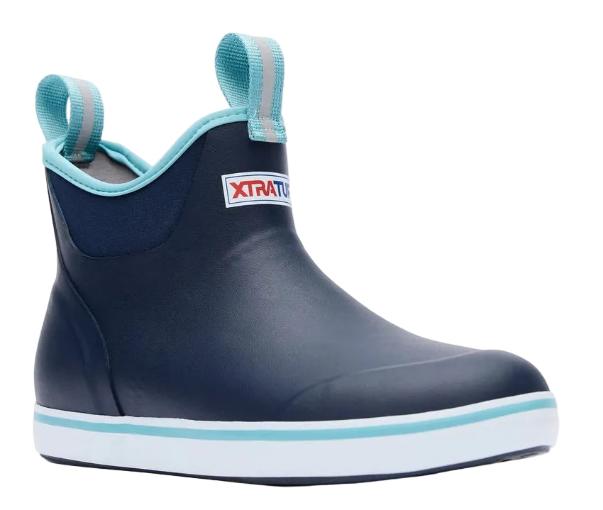 XTRATUF Women's 6" Ankle Deck Boot Navy