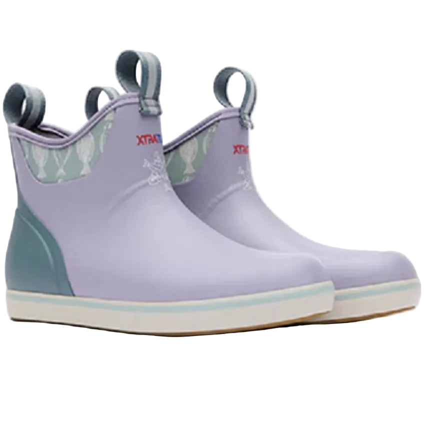 XTRATUF Women's Salmon Sisters 6" Ankle Deck Boot (Lavender)