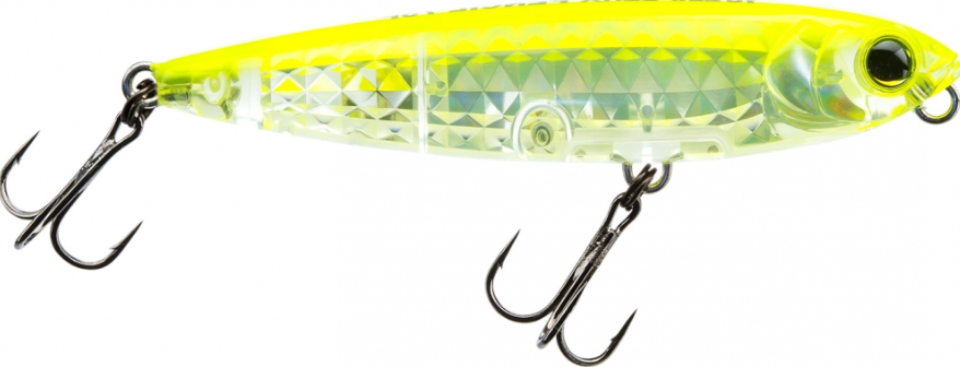 YO-ZURI 3DR-X Pencil Floating 3" Chartreuse Silver