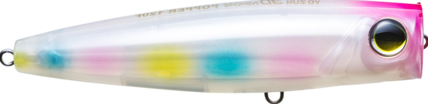 YO-ZURI 3D Inshore Popper 2 3/4" Pearl Candy