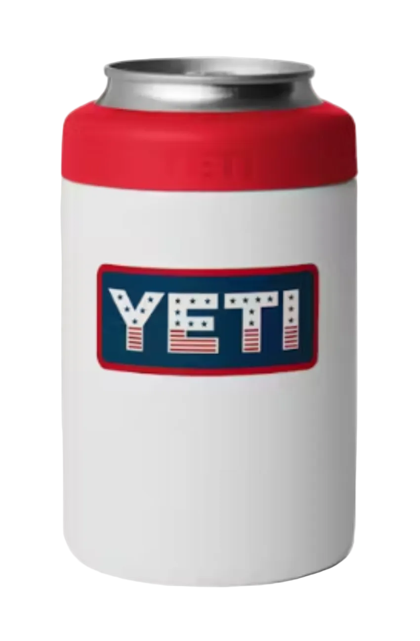 Yeti Rambler 12 oz Colster Can Cooler White/Red